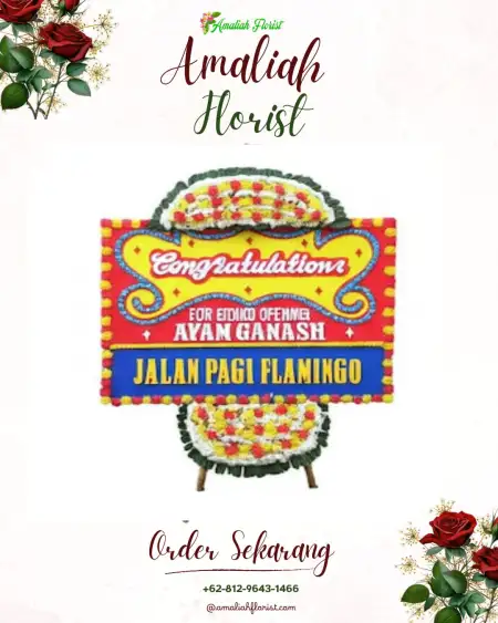 Sewa Papan Bunga Mata Air